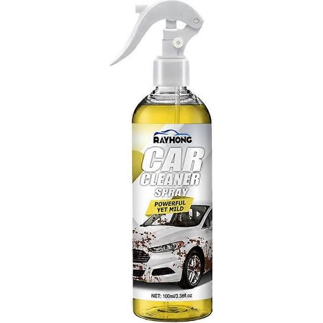 Nettoyant moussant multifonctionnel pour voiture, spray nettoyant puissant pour éliminer les taches (1/4)