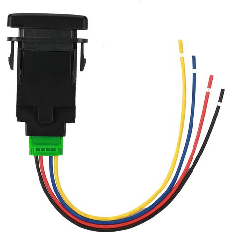 12V 4-poliger Drucktaster mit LED-Anzeigeleuchte für Toyota (1/5)
