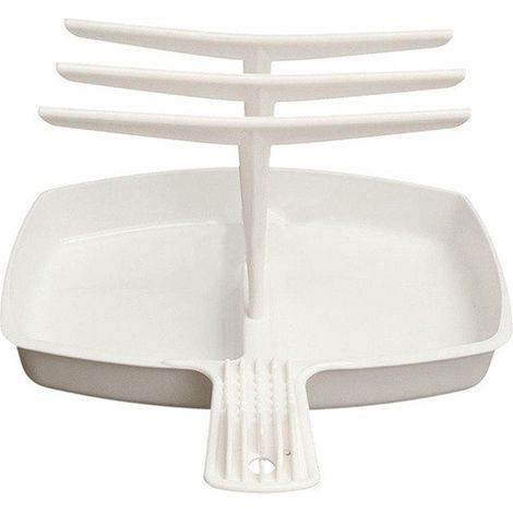 1 Cuiseur à bacon pour micro-ondes, plateau grillant anti-éclaboussures, réducteur de matières grasses, ustensile de cuisine facile à laver (1/5)