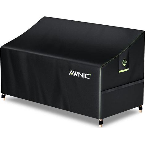 Gartenbank Abdeckung 160x70x60/88cm Wasserdicht 420D Polyester UV-Beständig (1/5)