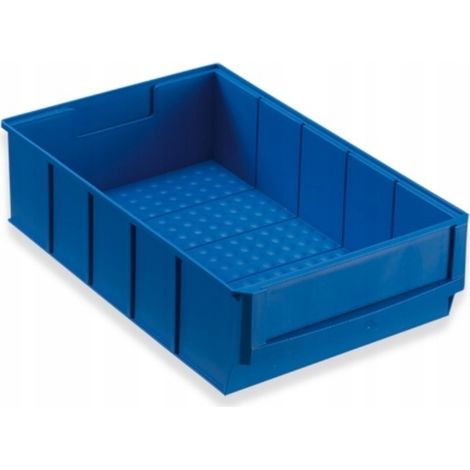 Allit 456530 Cassetta impilabile da magazzino (L x L x A) 300 x 185 x 81 mm Blu 1 pz.