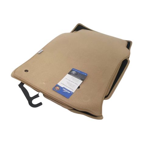 Teppich-Fußmatten für TOYOTA Land Cruiser J120 (2003–2009) / J150 (2009–2023) – beige