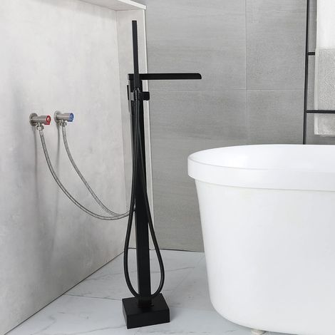 Robinet de baignoire avec pommeau de douche effet cascade (1/5)