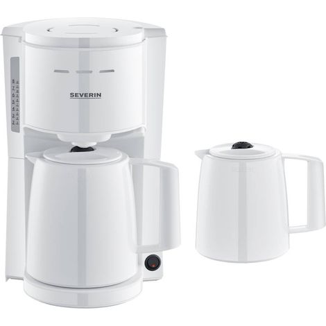 Cafetera Severin KA 9309 blanca 8 tazas 1000 W