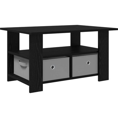 Maison Exclusive - Table basse Chêne noir 77 x 55 x 42 cm Bois d'ingénierie