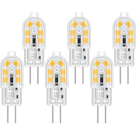 G4 LED Light Bulb 12V 2W Neutral White 4000K 200LM G4 Halogen Lamp Equivalent 10W 20W AC DC 4000K Cooker Hood Chandelier (1/5)