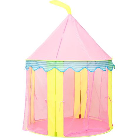 Tente enfant et Tunnel, Tente à Balles, Rose 100x100x127 cm OIB2384E (1/5)