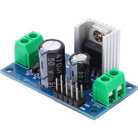 Module d'alimentation stabilisée à 3 extrémités, circuit imprimé pour stabilisation de tension 12 V 1,2 A L7812 LM7812