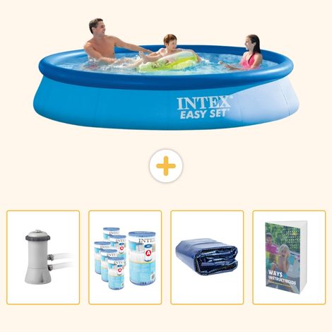 Intex Piscine Easy Set Ronde - 366x76 cm - 5-pièces SCB102 (1/5)