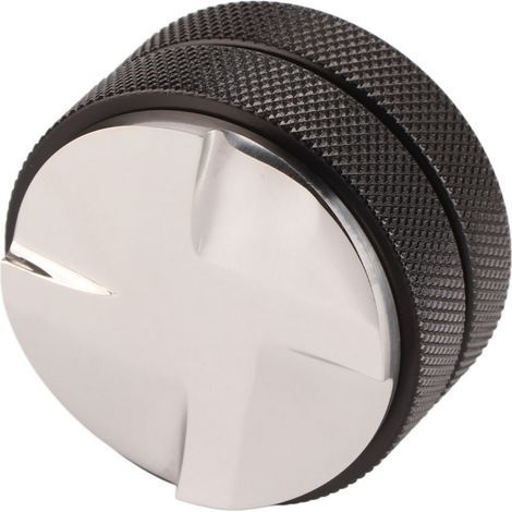 Yctze Niveleur De Doseur De café en Acier Inoxydable 58 Mm, Outil De Presse Antidérapant en Acier Inoxydable pour Usage Commercial 58 Mm Nivelador De Cafe (BLACK). (1/5)