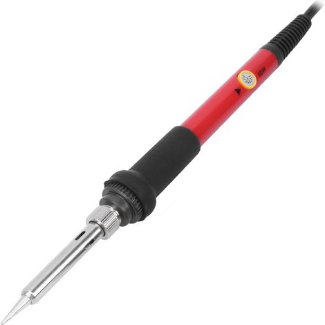 Kit de 15 fers à souder électriques rouges à température réglable pour le soudage du bois, 60 W, prise européenne 220 V (1/5)