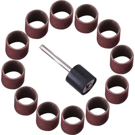 Bandes ponçage tambour – grain 420 – 4" – perceuse – papier verre – kit polissage (1/5)