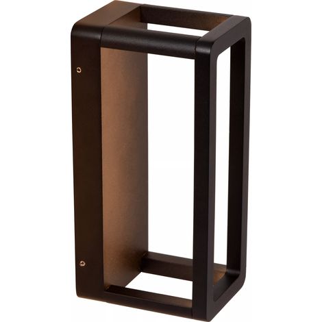 Applique esterna LED 9,2W nera IP65 Lucide Narvik in alluminio