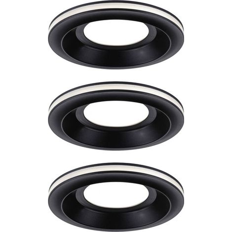 Paulmann 92252 Sormus Luminaire à LED encastrable LED 4.8 W noir