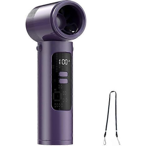 Haute vitesse mini ventilateur à principal bladeless turbine de cou pour maison intérieur extérieur voyage camping A (1/5)