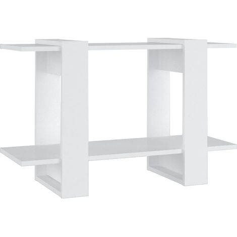 Maison Exclusive - Libreria/Divisorio Bianco 80x30x51 cm