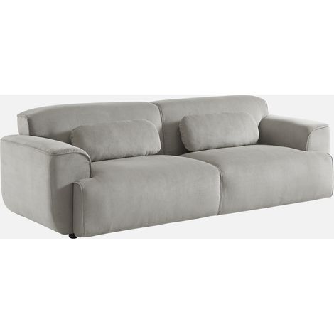 Sofá de terciopelo pana fina, 3 plazas