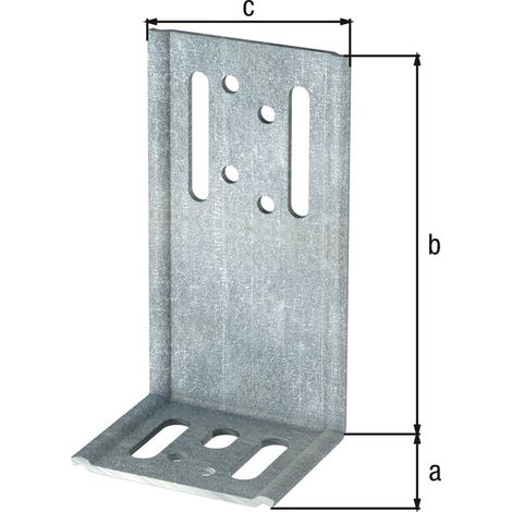 Escuadra de medida gah alberts acero galvanizado 53mm 118mm