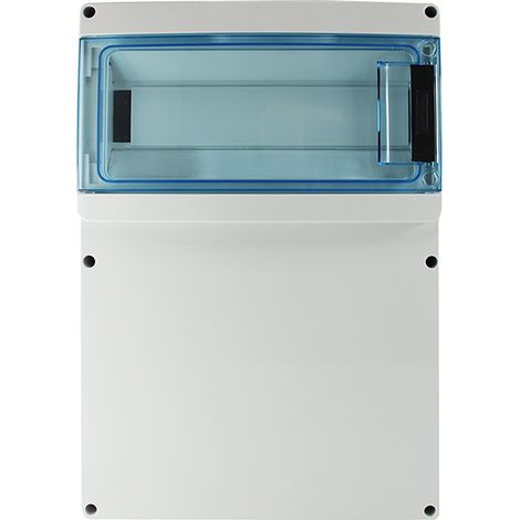 Eur Ohm – Coffret électrique nu 14 modules IP65 – Dimensions 440x305x120mm – 3 rails DIN – Tenue fil 650°C – Protection IK07