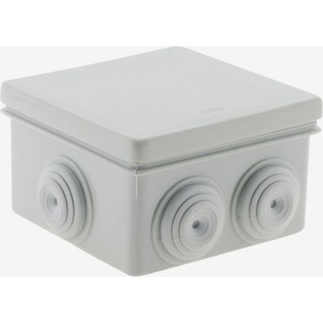 Caja impermeable cuadrada IP55 80 x 80 x 46 mm