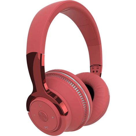 Auriculares Bluetooth Inalámbricos - Bajos Profundos - Para Ordenador - Estéreo - Con Luz Colorida - 1 Unidad (1/5)