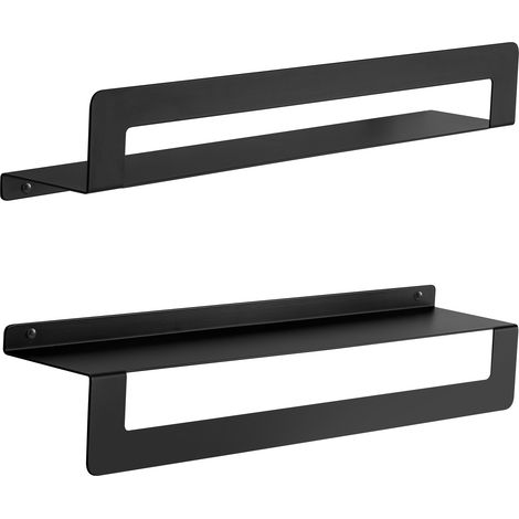 GEDY CLEO porta oggetti mensola 50 cm nero opaco codice prod: 000020191450000 (1/3)