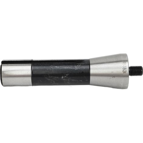 Mandrin de perçage R8 3/8" avec filetage pour perceuse, taraudeuse et fraiseuse, longueur 121.1mm (1/5)