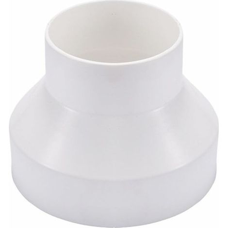 Adattatore per condotto, adattatore riduttore per condotto di ventilazione per ventola di scarico (da 200 mm a 150 mm)