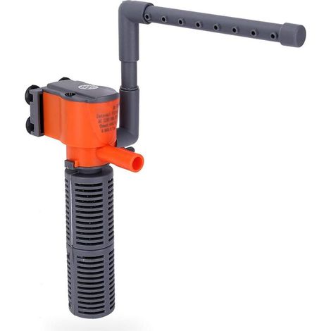 Aquarium-Innenfilter, Nano-Eckfilter, Aquarium-Wasserpumpe, 3-in-1-Tauchpumpe, 10 l–60 l, 5 W, verstellbare Innenfilterpumpe, geeignet für Aquarien, sehr leise