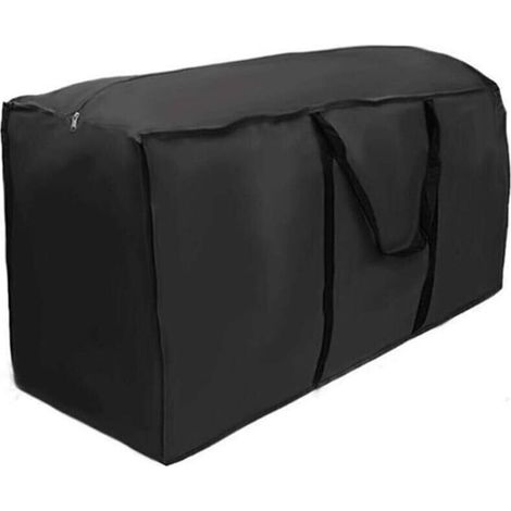 210D Oxford Tissu Grand Jardin Sac de Rangement Coussin Imperméable Meubles de Patio Sac de Rangement Léger Zippé Carry Case (173 76 51cm) (1/4)