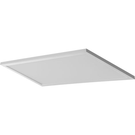 OSRAM Plafonnier Planon Plus blanc avec technologie LED avancée, 22 W, forme rectangulaire (300 x 600 mm), couleur de lumière blanc chaud à 3000 K, boîtier en aluminium, diffuseur en PMMA givré (1/4)