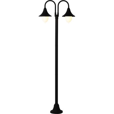 1PZ LAMPIONE PARIGI 2 BRACCI NERO