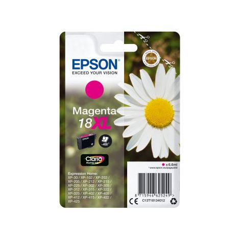 Epson Daisy C13T18134012 cartouche d'encre 1 pièce(s) Original Rendement élevé (XL) Magenta (1/3)