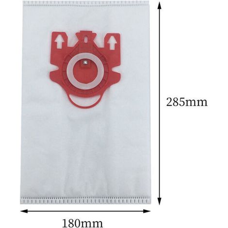 Sacs d'aspirateur Miele HyClean 3D Efficiency FJMFiltration 99,9%Fermeture automatiqueLot de 4 sacs pour aspirateurs Miele