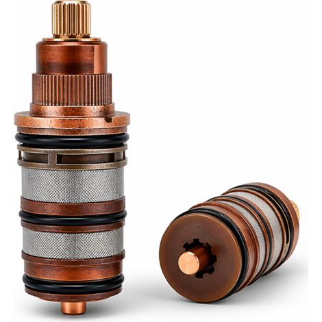 Schläfer 4500432-010 - Cartuccia di Ricambio Miscelatore Termostatico tipo Standard 1/2 (L90xØ34 mm) mod. Galatron NF"V" Asta corta (10xZ24) con Or Kit Riparazione Antigoccia
