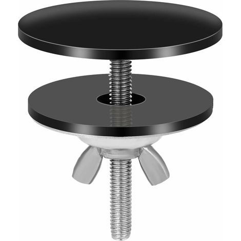 Couvercle Trou Robinet Noir, 5cm Acier Inoxydable Couvercle Trou Robinet Évier Cache Trou pour Évier Étanche RWAutre accessoire pour évier (1/5)