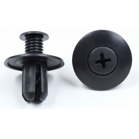 Clips de expansión universales agujero 8 mm para coche - 10 piezas (1/5)