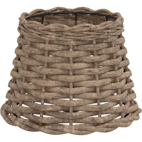 Lamp Shade Brown Ø20x15 cm Wicker vidaXL (1/5)