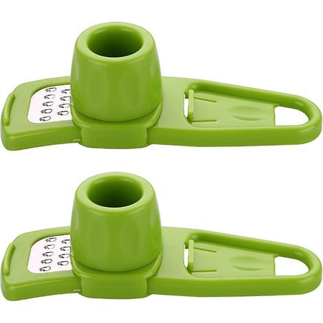 Mini presse-ail, broyeur à ail, presse-ail manuel, ustensiles de cuisine verts (1/5)