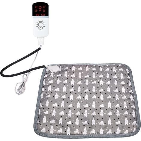 Electric Heating Pad - YYV - 45x45cm - Gray - 9 Temperature Settings - Indoor (1/4)