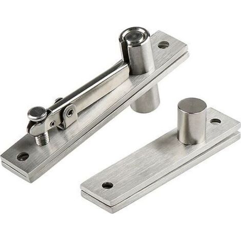 Charnière de porte pivotante en acier inoxydable Charnière pivotante robuste pour portes en bois Arbre à 360 degrés Charnière pivotante de porte Murphy en acier inoxydable (1/3)