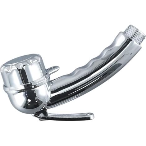 Pommeau de douche à main avec bouton poussoir 14,5 cm de long, économie d'eau, pommeau de douche pour bateau, camping, salle de bain, accessoires de douche (1/4)