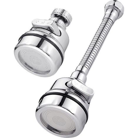 Rallonge de bec de robinet, pulvérisateur d'eau, mitigeur 3 voies, aérateur, accessoires de cuisine, adaptateur, économiseur de pulvérisateur, filtre d'aérateur (1/5)