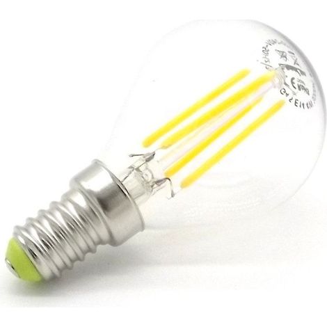 Bombilla Esférica Filamento Led E14 4w 2700K