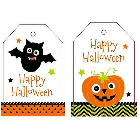 100 étiquettes d'Halloween (1/3)