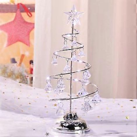 Guirlande lumineuse décorative LED en métal avec boule étoilée, décoration de table de Noël avec guirlande lumineuse LED, décoration de Noël pour la maison et la chambre. (1/5)