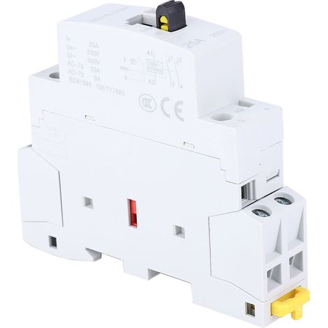2P25A Modulares Haushalts-Wechselstromschütz mit manueller Steuerfunktion 230V 50/60Hz (1NO 1NC) (1/5)