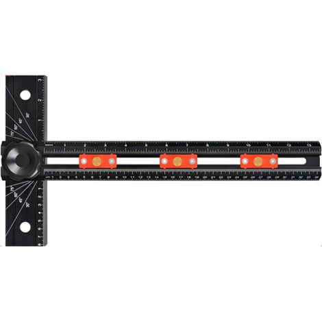 Équerre en T automatique en aluminium avec détecteur multi-angles pour le travail du bois précis Équerre en T automatique pour le travail du bois (1/4)