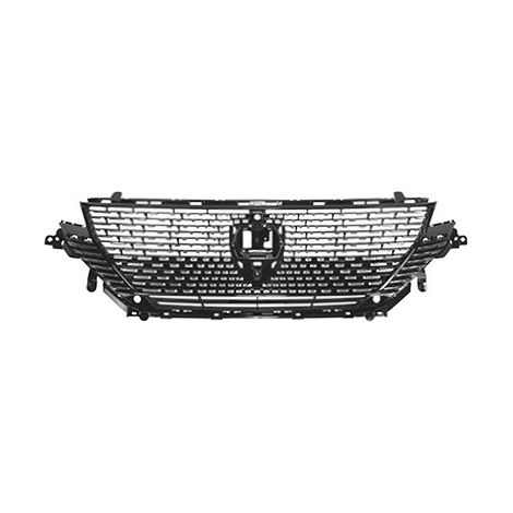Grille de calandre avant noire et chromée avec 2 trous radars et caméra GT-Line Peugeot 308 3 depuis 2021
