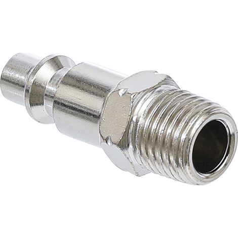 Bgs Technic – Raccord air comprimé conforme norme MIL 2150B – Filetage mâle 1/4 gaz – Compatible systèmes France – Usage professionnel (1/4)